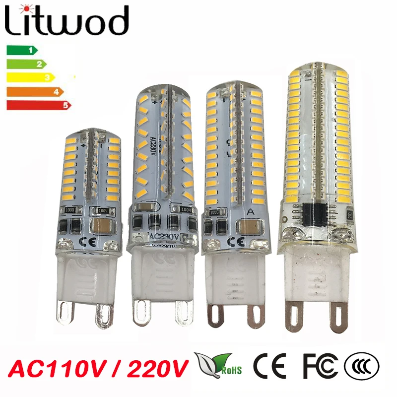 Litwod Z20 LED G9 220V 110V SMD2835 SMD3014 LED silica gel Replace and lamp light Ceramics 80W halogen lamp LED Bulb
Litwod Z20 LED G9 220V 110V SMD2835 SMD3014 LED silica gel Replace and lamp light Ceramics 80W halogen lamp LED Bulb
