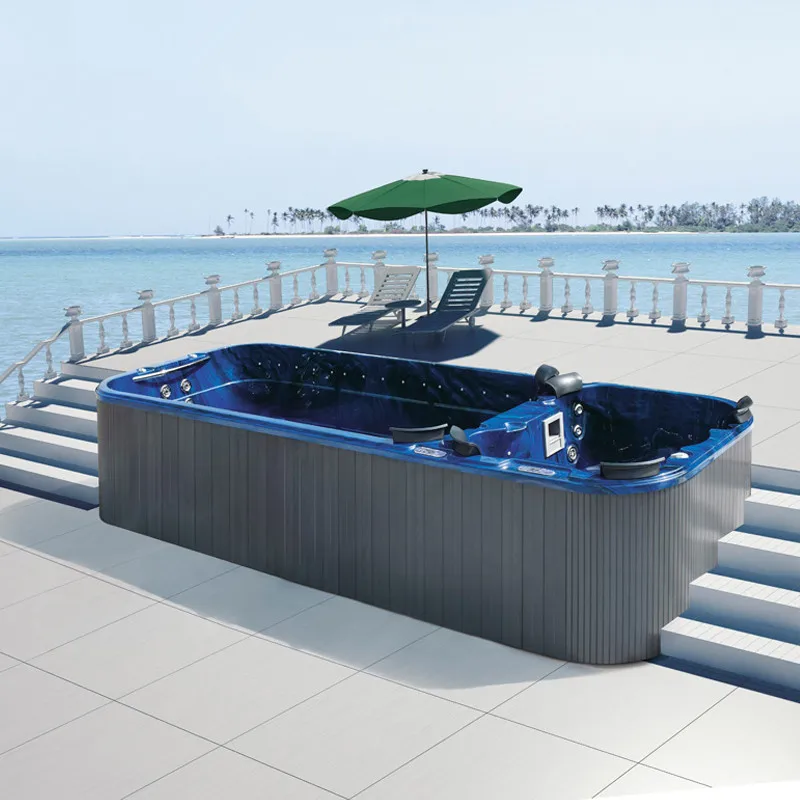 5.7 Meter Above ground Rectangular Portable Fiberglass Adult Big Plastic China Supplies Balboa Swimming Pool SPA M-3323
5.7 Meter Above ground Rectangular Portable Fiberglass Adult Big Plastic China Supplies Balboa Swimming Pool SPA M-3323