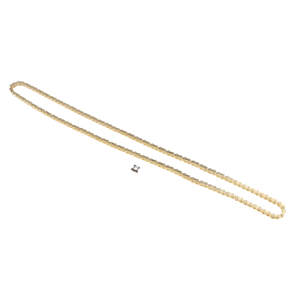High Quality Alloy 25H 144 Link Chain Spare Master Link for 47cc 49cc Mini Pocket Dirt Bike ATV Minimoto Gold