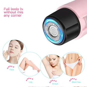 Portable Mini Lady Personal Shaver Razor Epilator Painless Electric Facial Body Underarm Hair Removal Women Beauty Shaver
Portable Mini Lady Personal Shaver Razor Epilator Painless Electric Facial Body Underarm Hair Removal Women Beauty Shaver