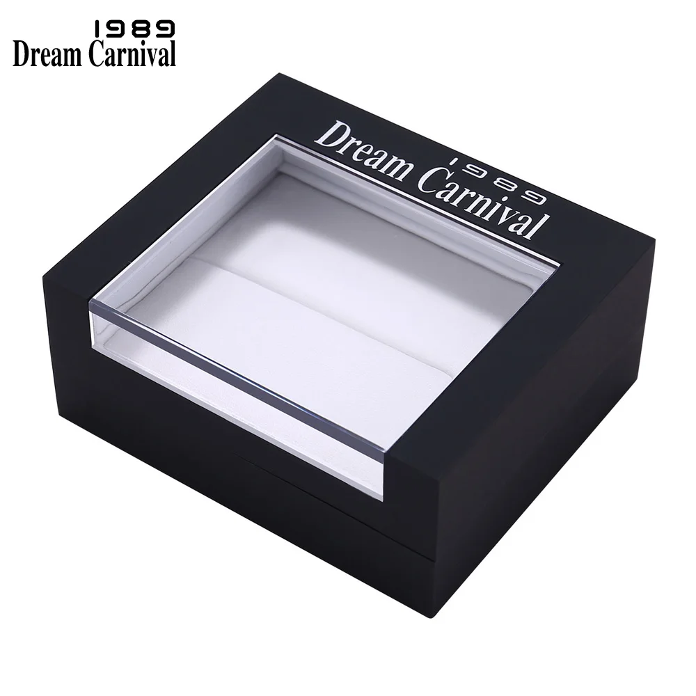 DreamCarnival 1989 Deluxe Black Gift Box for Pendant Necklaces Ring Earrings Bracelet UV Coating Transparent Window High Quality
DreamCarnival 1989 Deluxe Black Gift Box for Pendant Necklaces Ring Earrings Bracelet UV Coating Transparent Window High Quality