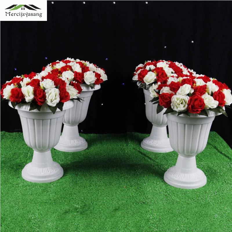 4Pcs/Lot Flower Vases Floor Plastic Vase Plant Floral Holder Flower Pot Road Lead 42cm for Home/Wedding Corridor Decoration G185
4Pcs/Lot Flower Vases Floor Plastic Vase Plant Floral Holder Flower Pot Road Lead 42cm for Home/Wedding Corridor Decoration G185