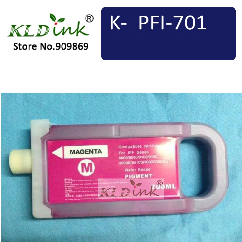 PFI-701M Magenta Ink Cartridge ( PFI-701 0902B001 Ink) Compatible with imagePROGRAF iPF8100 / iPF9000 printer
PFI-701M Magenta Ink Cartridge ( PFI-701 0902B001 Ink) Compatible with imagePROGRAF iPF8100 / iPF9000 printer