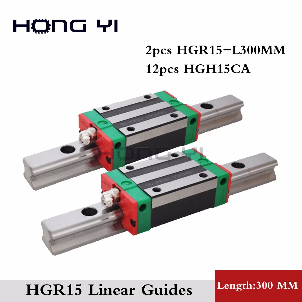 100% NEW HIWIN Linear Guide HGR15 300mm rail with 12pcs HGH15 CA Narrow Type blocks
100% NEW HIWIN Linear Guide HGR15 300mm rail with 12pcs HGH15 CA Narrow Type blocks