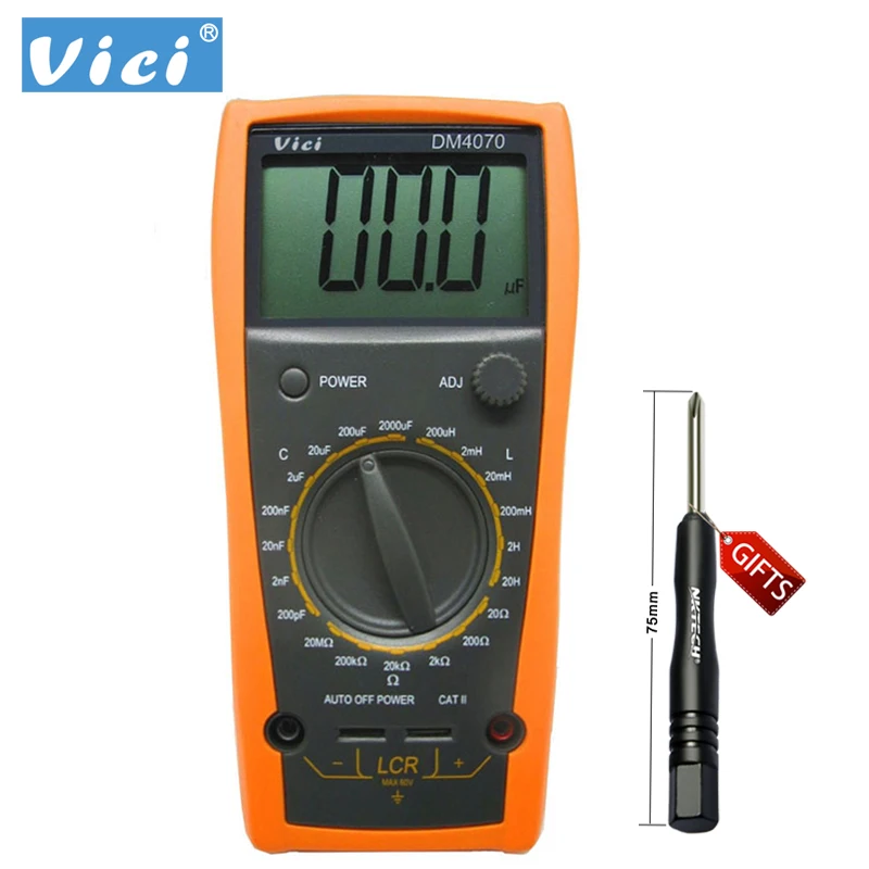 Pro VICHY DM4070 Digital Multimeter LCR Inductance Resistance Capacitance Meter B0207 Pro VICHY DM4070 Digital Multimeter LCR Inductance Resistance Capacitance Meter B0207<br><br>Aliexpress