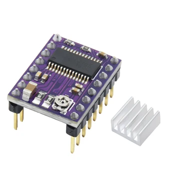 5pcs/lot New Stepstick Drv8825 For RAMPS Stepper Motor Driver HeatSink Part 3D Printers Parts Heat Sink 4 Layer PCB Purple Board
5pcs/lot New Stepstick Drv8825 For RAMPS Stepper Motor Driver HeatSink Part 3D Printers Parts Heat Sink 4 Layer PCB Purple Board