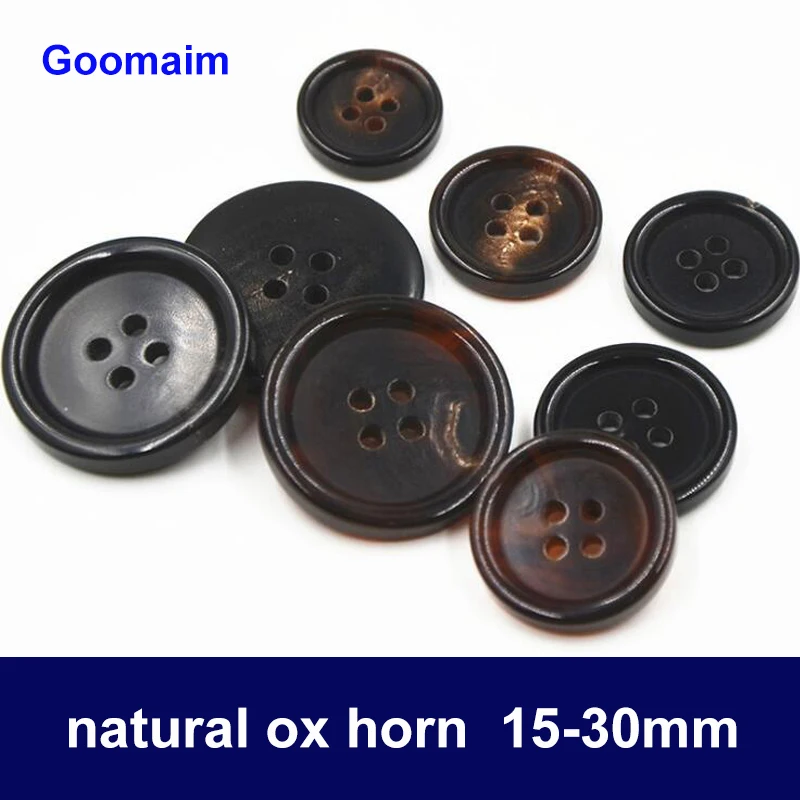 10pcs natural color 4 holes ox horn buttons natural texture decorative Windbreaker buttons for crafts sewing decorative buttons
10pcs natural color 4 holes ox horn buttons natural texture decorative Windbreaker buttons for crafts sewing decorative buttons