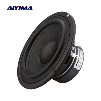 

AIYIMA 1Pc 5 Inch Woofer Fever Sound Speaker Column 4 8 Ohm 50W Bass Loudspeaker DIY Bookshelf Music Speakers For Home Theater