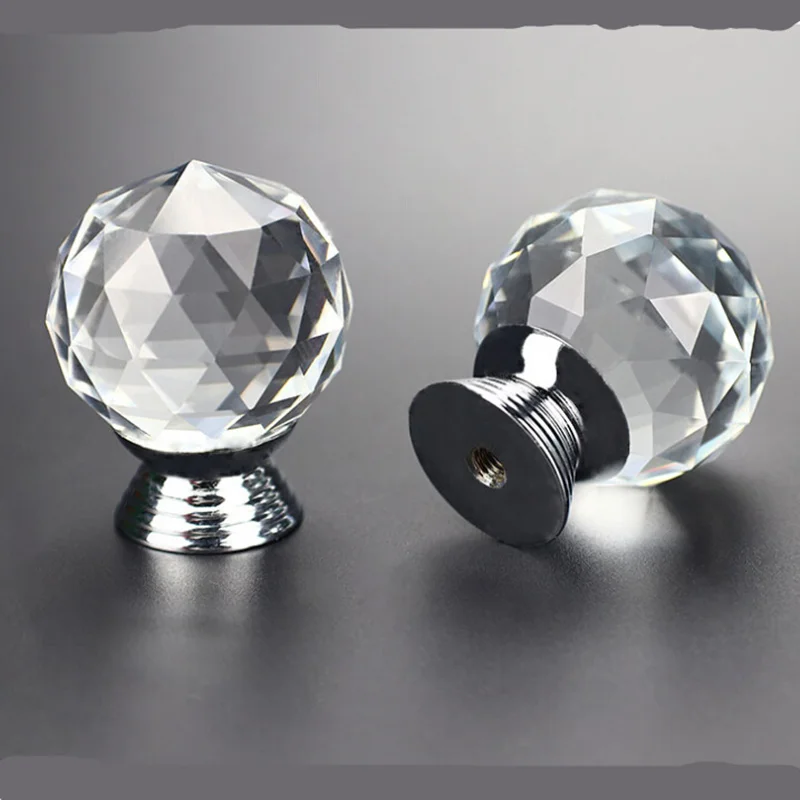 30mm Clear Crystal Glass Door Knobs Drawer Cabinet knob Drawer Furniture Handle with Screw Set Crystal + Zinc Alloy
30mm Clear Crystal Glass Door Knobs Drawer Cabinet knob Drawer Furniture Handle with Screw Set Crystal + Zinc Alloy