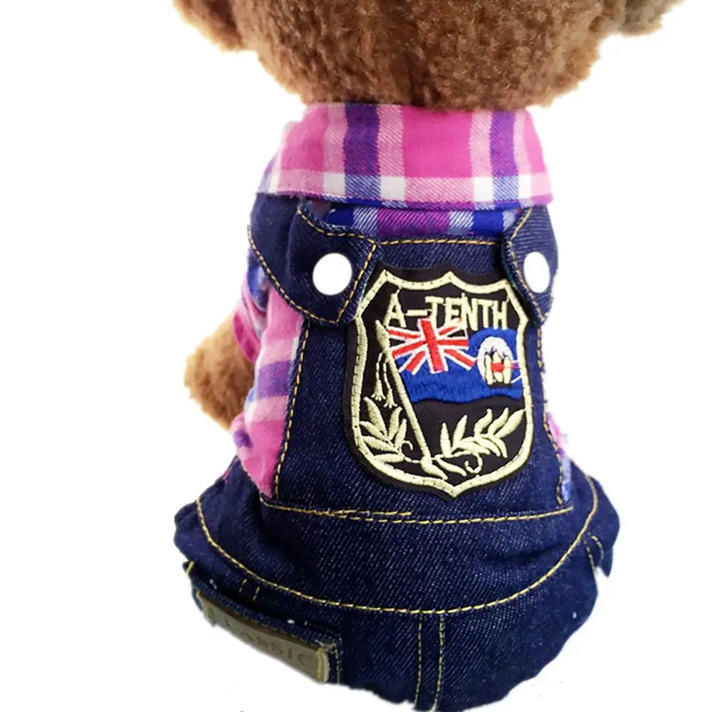 Lovd-Lovf Denim Stripe Pet Dog Jumpsuits Puppy Cat Hoodie Jean Coat Four Feet Clothes For Small Dogs Teddy Yorkies Sweatshirt
Lovd-Lovf Denim Stripe Pet Dog Jumpsuits Puppy Cat Hoodie Jean Coat Four Feet Clothes For Small Dogs Teddy Yorkies Sweatshirt