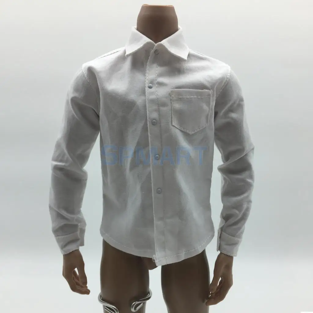 1/6 Scale White Long Sleeve Formal Dress Shirt for 12'' Action Figure Body Hot Toys
1/6 Scale White Long Sleeve Formal Dress Shirt for 12'' Action Figure Body Hot Toys