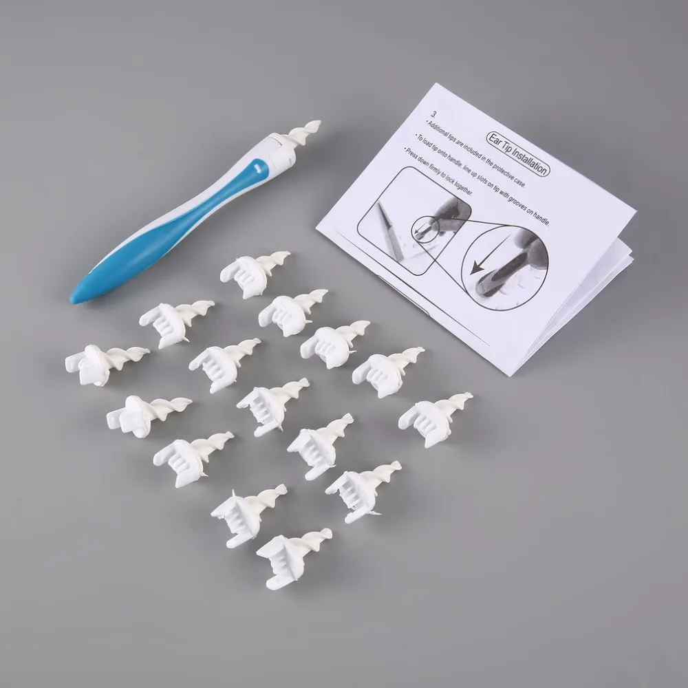 16 Tips Rotating Smart Ear Cleaner with Soft Silicone Tips Ear Spoon Ear Pick Tool Simply To Grab And Extract Earwax
16 Tips Rotating Smart Ear Cleaner with Soft Silicone Tips Ear Spoon Ear Pick Tool Simply To Grab And Extract Earwax