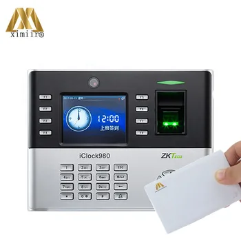 

TCP/IP Fingerprint Access Control With 13.56MHz Card Time Attendance Linux System 8000 Users Iclock980 Door Access Control