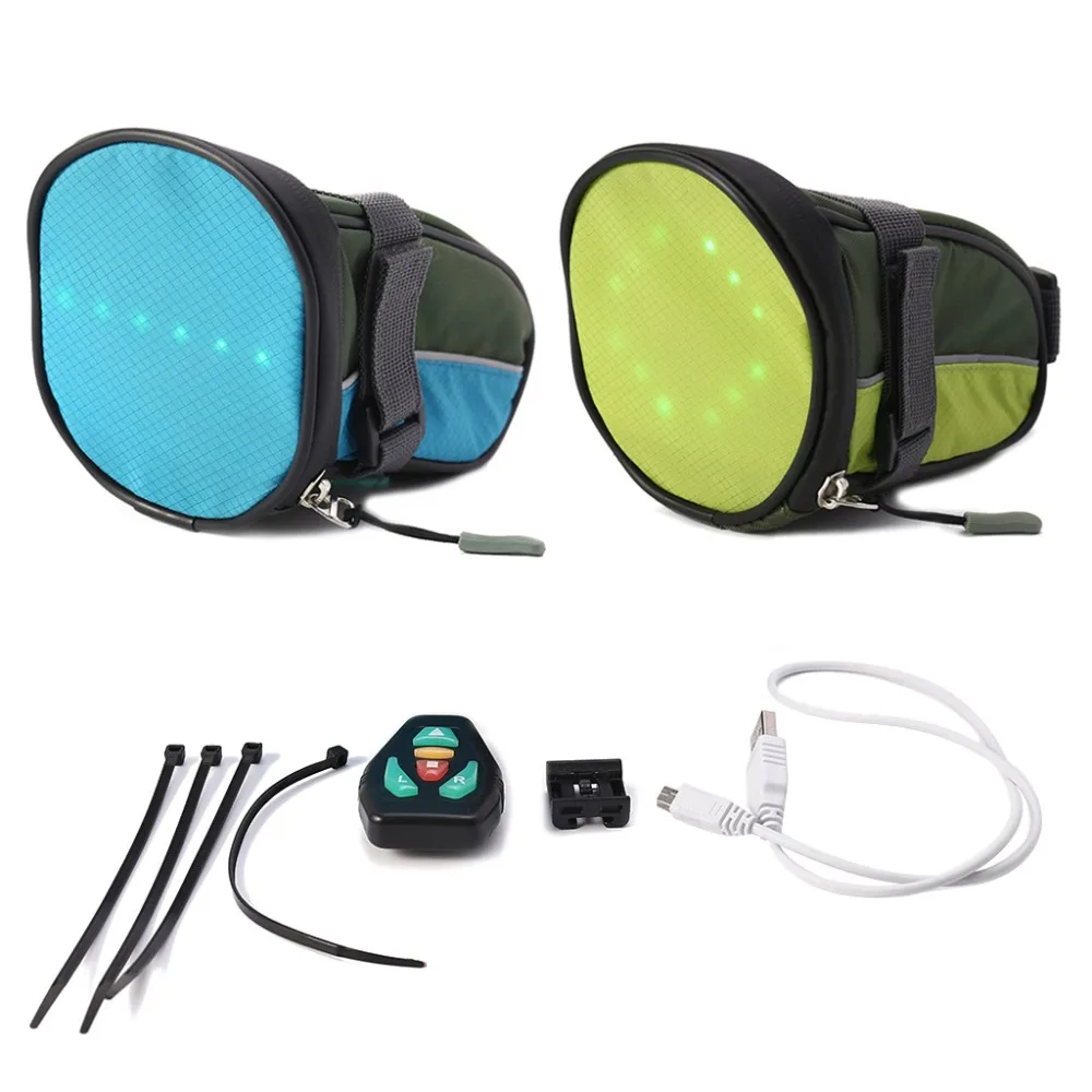 Cycling Bag Turn Signal Warning LED Bicycle Light Seat Safe Night Remote Control
Cycling Bag Turn Signal Warning LED Bicycle Light Seat Safe Night Remote Control