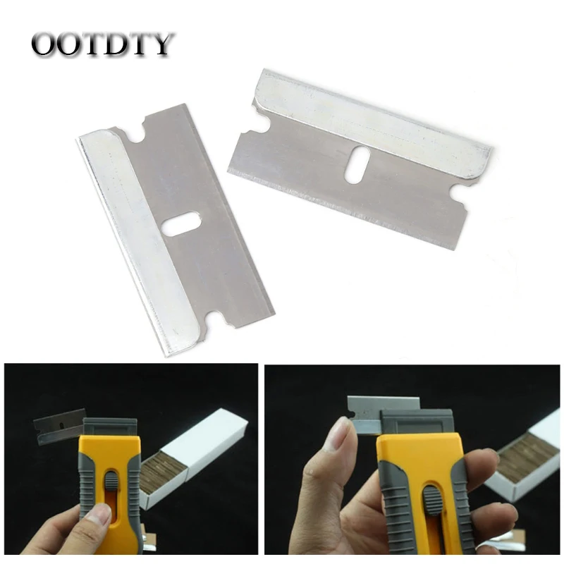 OOTDTY 5Pcs Ceramic Glass Oven Window Tinting Razor Scraper Stainless Steel 1.57in Blade hand tool dorp shipping
OOTDTY 5Pcs Ceramic Glass Oven Window Tinting Razor Scraper Stainless Steel 1.57in Blade hand tool dorp shipping