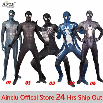 Men Boys Venom Spider Costumes 3D Print Symbiote Spider Movie Venom Edward Brock Cosplay Jumpsuit Bodysuit Zentai Spidey Suit
Men Boys Venom Spider Costumes 3D Print Symbiote Spider Movie Venom Edward Brock Cosplay Jumpsuit Bodysuit Zentai Spidey Suit