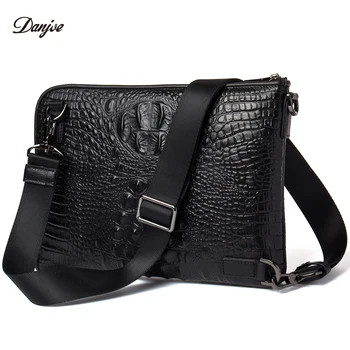 New Men Messenger Bag Genuine Leather Daily Clutches Bag Male Crocodile Grain Handy Bag Leisure Black Business Bag Man
New Men Messenger Bag Genuine Leather Daily Clutches Bag Male Crocodile Grain Handy Bag Leisure Black Business Bag Man