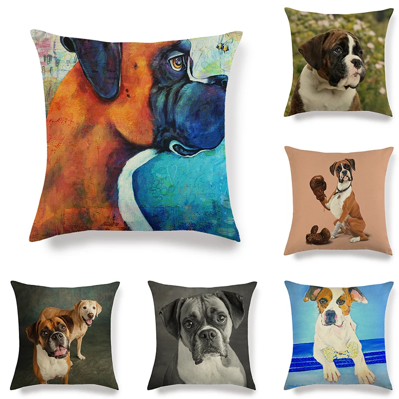 45cm*45cm Boxer dog linen/cotton throw pillow covers couch cushion cover home decorative pillow covers
45cm*45cm Boxer dog linen/cotton throw pillow covers couch cushion cover home decorative pillow covers
