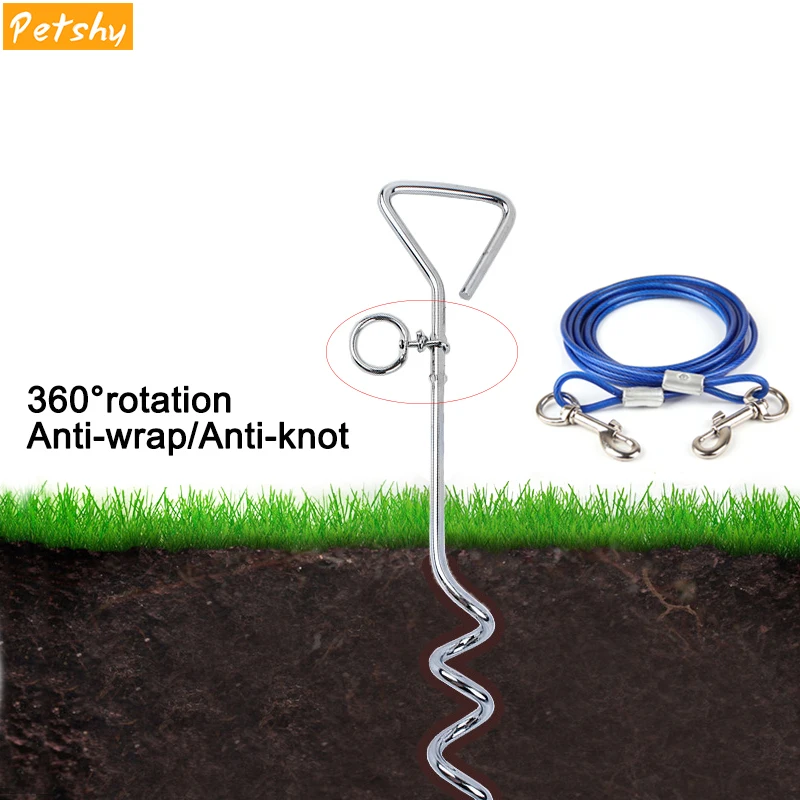 Petshy Outdoor Dog Leads Pet Leashes With Fixed Pile Steel Small Medium Large Dogs Leash Tied For Training Camping 3M/5M/10M
Petshy Outdoor Dog Leads Pet Leashes With Fixed Pile Steel Small Medium Large Dogs Leash Tied For Training Camping 3M/5M/10M