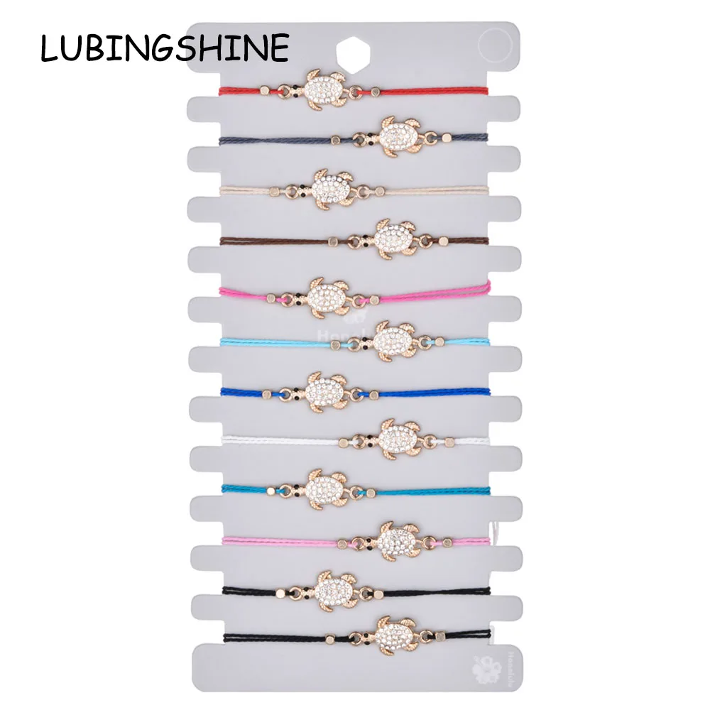 LUBINGSHINE 12pcs/Sets Women Turtle Star Charms Bracelets&Bangles Party Adjustable Chain Anklet Wristband Fashion Jewelry Gifts
LUBINGSHINE 12pcs/Sets Women Turtle Star Charms Bracelets&Bangles Party Adjustable Chain Anklet Wristband Fashion Jewelry Gifts
