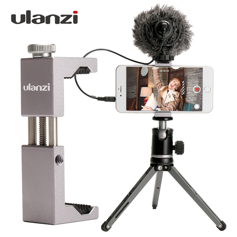 Ulanzi 65MM to 99MM Mobile Phone Tripod Mount Clamp Holder with Hot Shoe w Handle Rig Clipper for iPhone Vlogging Fillmaking
Ulanzi 65MM to 99MM Mobile Phone Tripod Mount Clamp Holder with Hot Shoe w Handle Rig Clipper for iPhone Vlogging Fillmaking