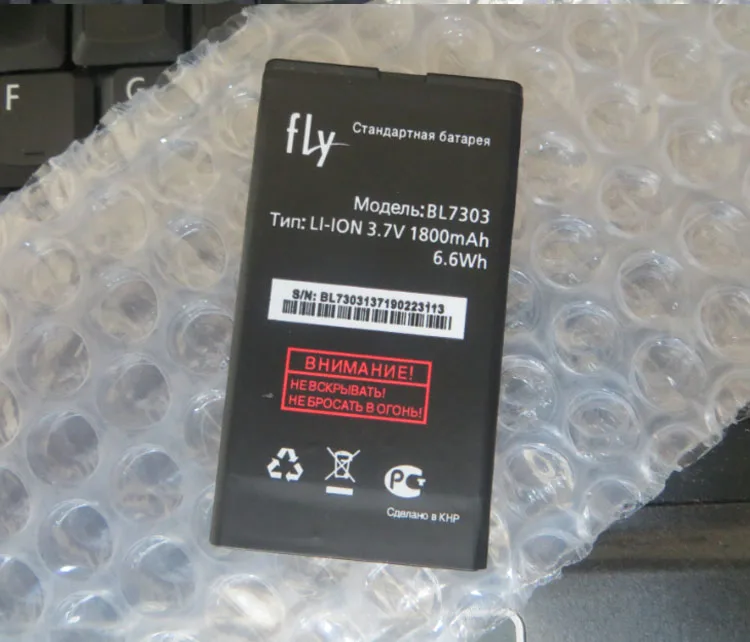 3.8V batteries Rechargeable Li-ion Li-polymer Built-in lithium polymer battery for BL7303 FLY 1800mAh
3.8V batteries Rechargeable Li-ion Li-polymer Built-in lithium polymer battery for BL7303 FLY 1800mAh