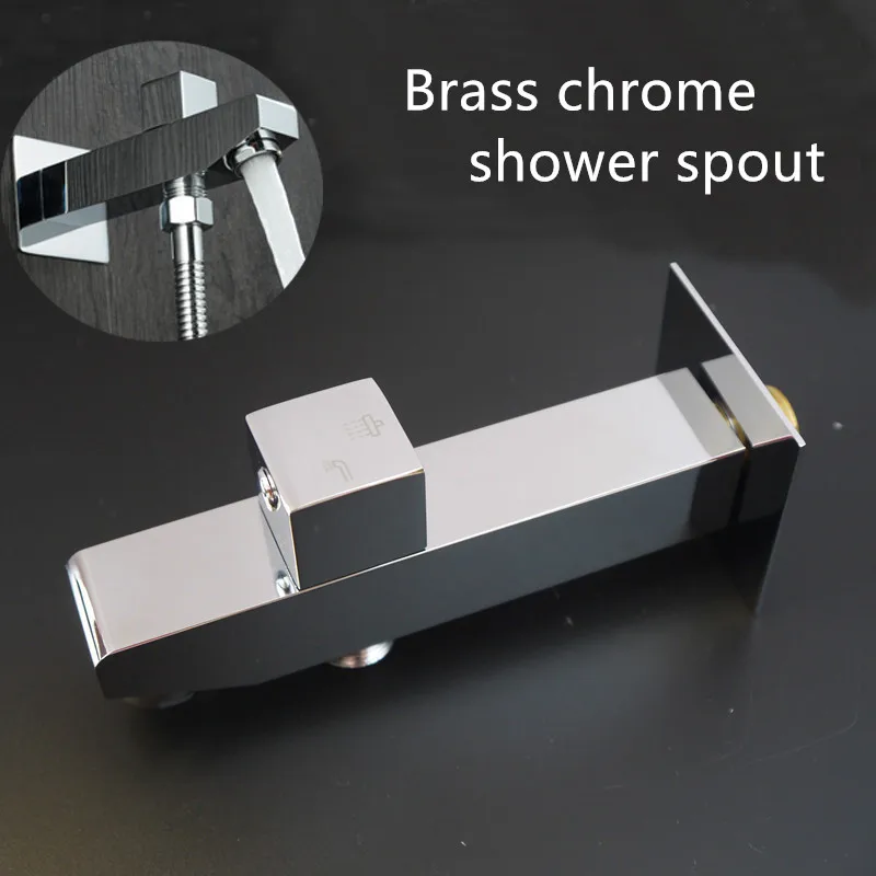 Bathroom Faucet Accessories Solid Brass Chrome Finished In-Wall 2 Function Shower Spout shower tap
Bathroom Faucet Accessories Solid Brass Chrome Finished In-Wall 2 Function Shower Spout shower tap