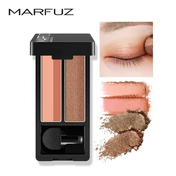 MARFUZ New Brand Charming Eyeshadow 4 Colors Palette Make up Palette Matte Shimmer Pigmented Eye Shadow Powder with brush.
MARFUZ New Brand Charming Eyeshadow 4 Colors Palette Make up Palette Matte Shimmer Pigmented Eye Shadow Powder with brush.