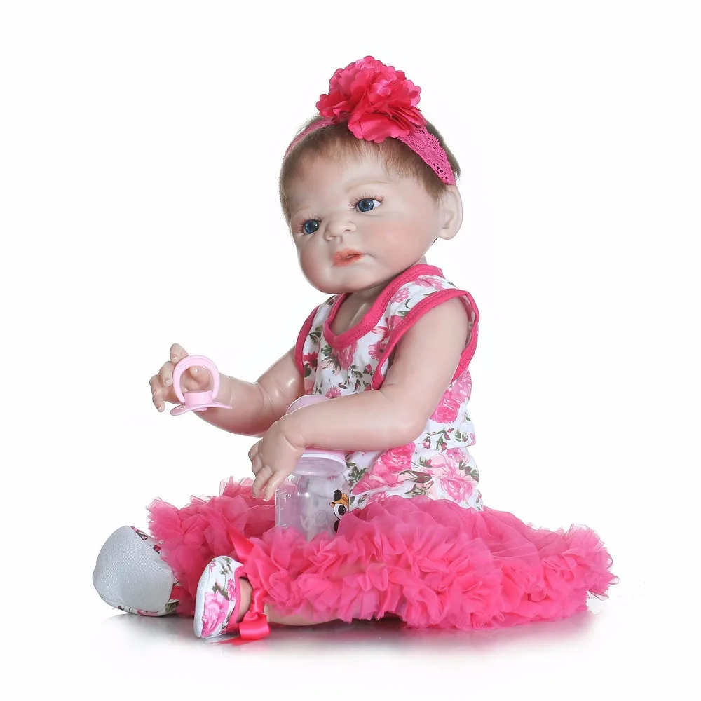 NPK COLLECTION 57CM Full Body Silicone Reborn Baby Doll Toys Lifelike real Newborn Girl Babies Brithday Gift Bathe Toy bonecas
NPK COLLECTION 57CM Full Body Silicone Reborn Baby Doll Toys Lifelike real Newborn Girl Babies Brithday Gift Bathe Toy bonecas