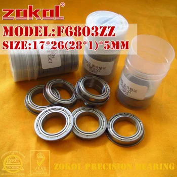 ZOKOL F6803 ZZ bearing F6803ZZ flange bearing F6803-ZZ Deep Groove ball bearing 17*26(28*1)*5mm
ZOKOL F6803 ZZ bearing F6803ZZ flange bearing F6803-ZZ Deep Groove ball bearing 17*26(28*1)*5mm