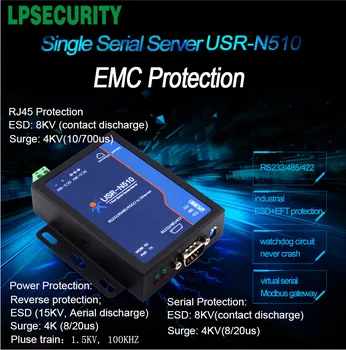 Industrial automation controller Serial RS232 RS422 RS485 to Ethernet TCP/IP Converter USR N510 5~36V(adapter & screw terminal)
Industrial automation controller Serial RS232 RS422 RS485 to Ethernet TCP/IP Converter USR N510 5~36V(adapter & screw terminal)