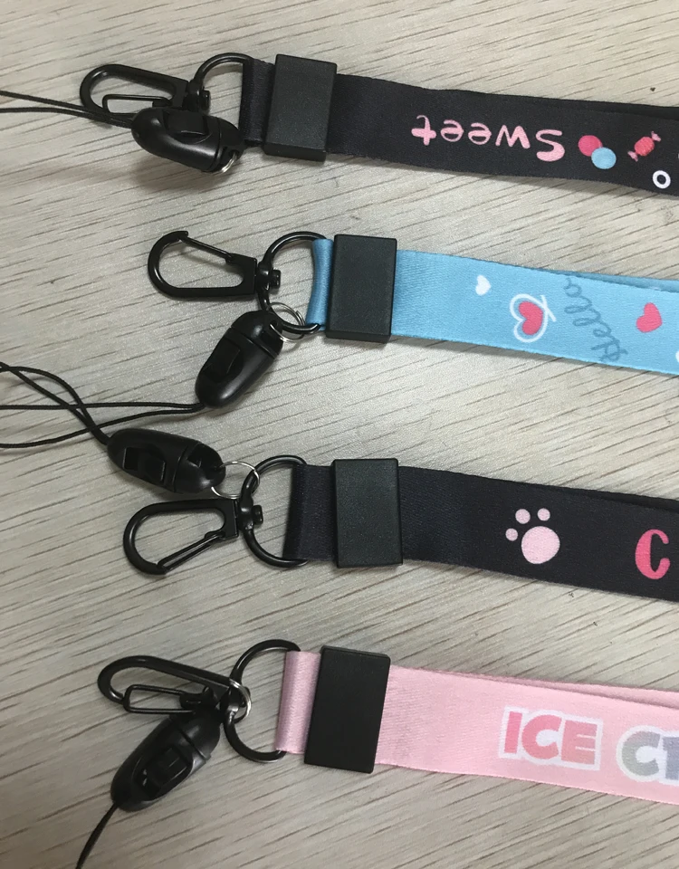New fashion full color sublimation print keyring keychain lanyard webbing ribbon neck strap para id badge phone holders necklace
New fashion full color sublimation print keyring keychain lanyard webbing ribbon neck strap para id badge phone holders necklace