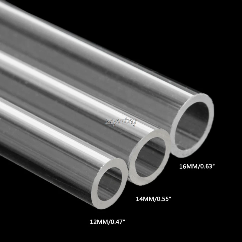 

OD 14mm 16mm 18mm 20mm Transparent Acrylic Tube PMMA Organic glass tube For Water Cooling Hard Tube 50cm S07 dropship