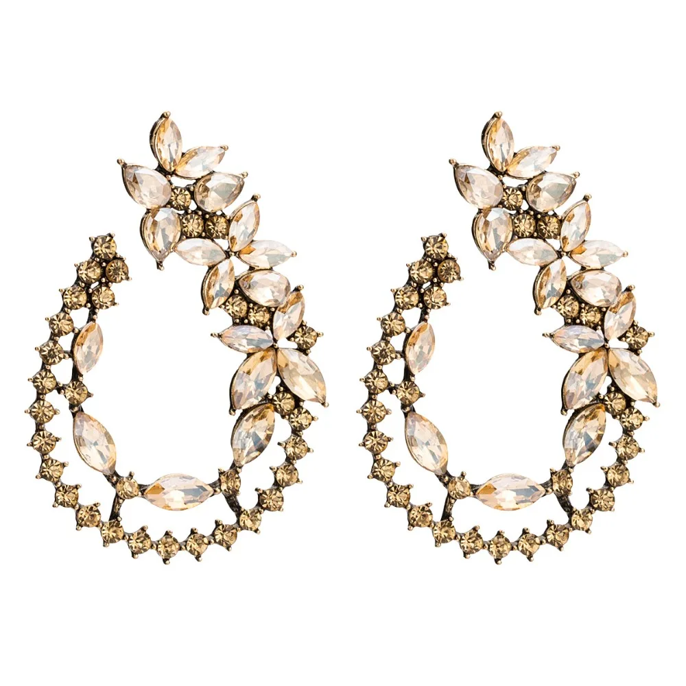 KMVEXO Water Drop Wedding Jewelry Rhinestone Earrings For Women Flowers Earrings 2019 Bohemian Bridal Brincos Dangle Earrings
KMVEXO Water Drop Wedding Jewelry Rhinestone Earrings For Women Flowers Earrings 2019 Bohemian Bridal Brincos Dangle Earrings