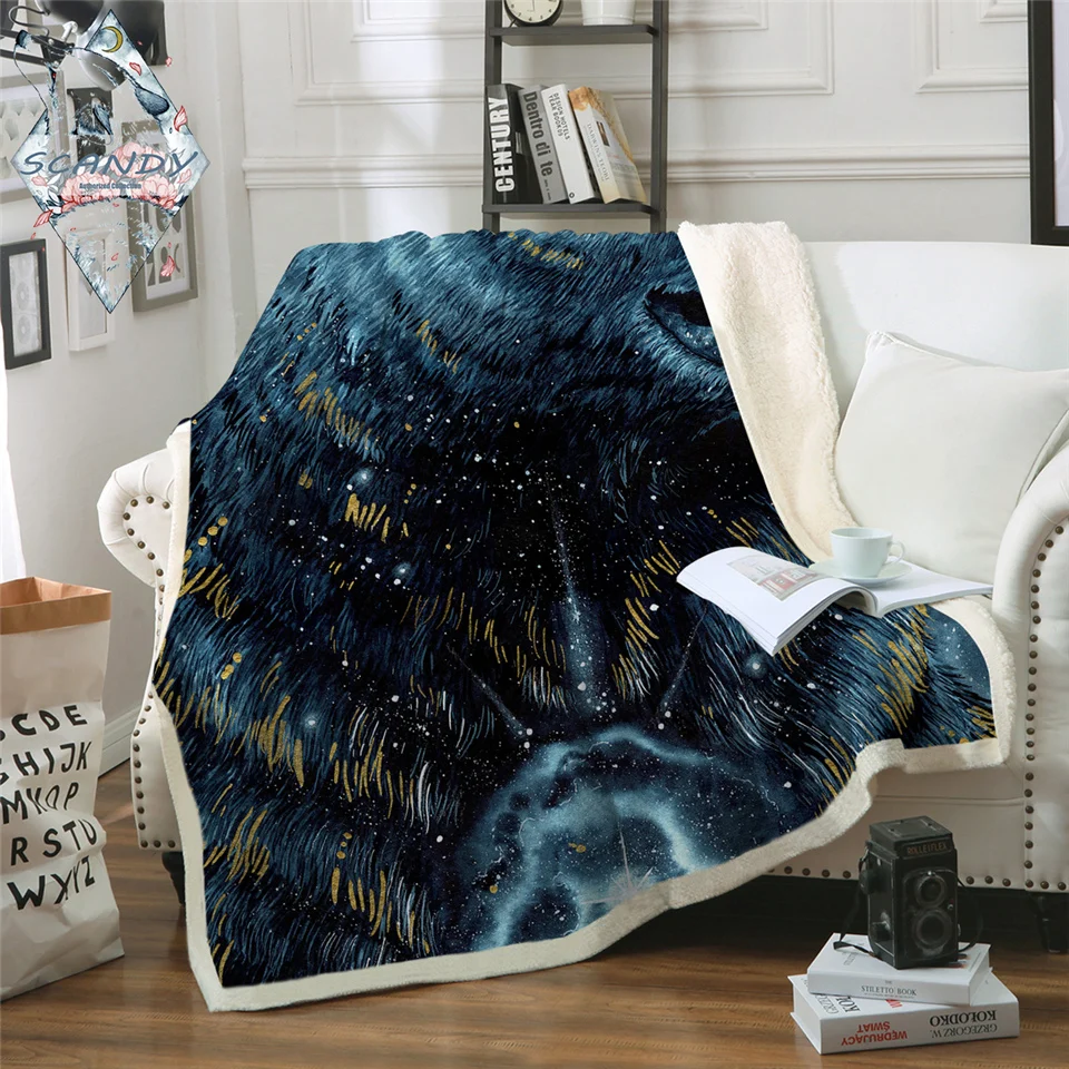 In The Darkness Bear by Scandy Girl Sherpa Blanket Blue Golden Fluffy Blanket Galaxy Microfiber Bedding Animal Custom Blanket
In The Darkness Bear by Scandy Girl Sherpa Blanket Blue Golden Fluffy Blanket Galaxy Microfiber Bedding Animal Custom Blanket