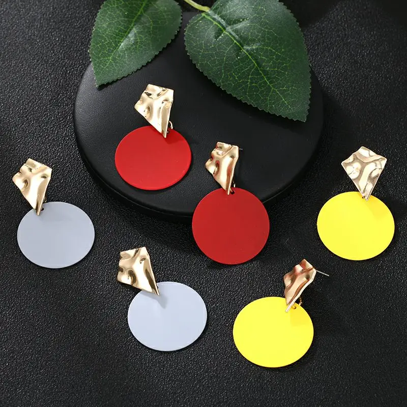 2019 New Fashion Cute Women's Earrings Round Red Metal Earrings Suitable For Girls Gift Jewelry Wholesale ez240
2019 New Fashion Cute Women's Earrings Round Red Metal Earrings Suitable For Girls Gift Jewelry Wholesale ez240