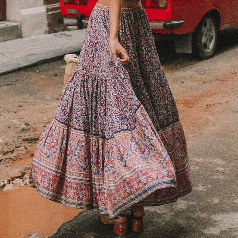 Jastie Jasmine Maxi Skirt Elastic Waist Casual Women Shirts Beach Boho Skirt saia Floral Print Summer Skirt Female Faldas 2019
Jastie Jasmine Maxi Skirt Elastic Waist Casual Women Shirts Beach Boho Skirt saia Floral Print Summer Skirt Female Faldas 2019