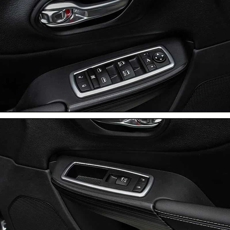 ABS Matte For Jeep Cherokee KL 2014 2015 2016 2017 2018 Car Door Window Glass Lift Control Switch Panel Cover Trim Accessories
ABS Matte For Jeep Cherokee KL 2014 2015 2016 2017 2018 Car Door Window Glass Lift Control Switch Panel Cover Trim Accessories