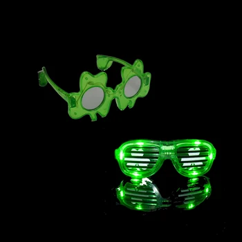 12pcs/lot flash shutter glassesLED clover glasses light up eyeglasses led glasses with Battery party mask for party supplies
12pcs/lot flash shutter glassesLED clover glasses light up eyeglasses led glasses with Battery party mask for party supplies
