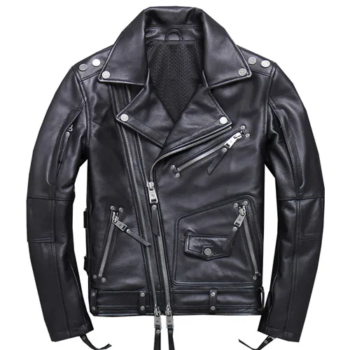 Vintage Genuine Leather Jacket Men 100% Real Cow Cowhide Mens Brown Black Motorcycle Coats Male Winter Warm Casual Outerwear
Vintage Genuine Leather Jacket Men 100% Real Cow Cowhide Mens Brown Black Motorcycle Coats Male Winter Warm Casual Outerwear