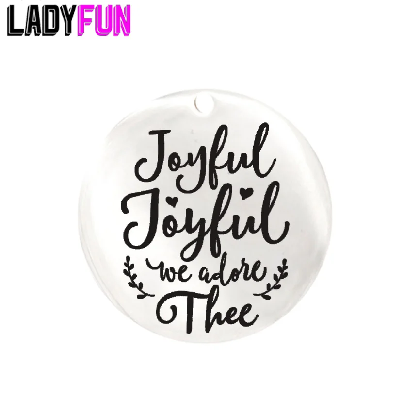 Customizable Stainless Steel Joy Inspiration Charms Joy Joyful We Adore Thee Pendant Charm For Personalized Joy Jewelry Making
Customizable Stainless Steel Joy Inspiration Charms Joy Joyful We Adore Thee Pendant Charm For Personalized Joy Jewelry Making