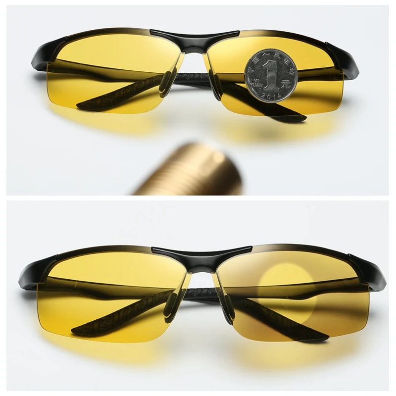 Polarized Photochromic Sunglasses Night Vision Driving Semi-Rimless Sunglasses fishing outdoor sport Sun Glasses for Men
Polarized Photochromic Sunglasses Night Vision Driving Semi-Rimless Sunglasses fishing outdoor sport Sun Glasses for Men