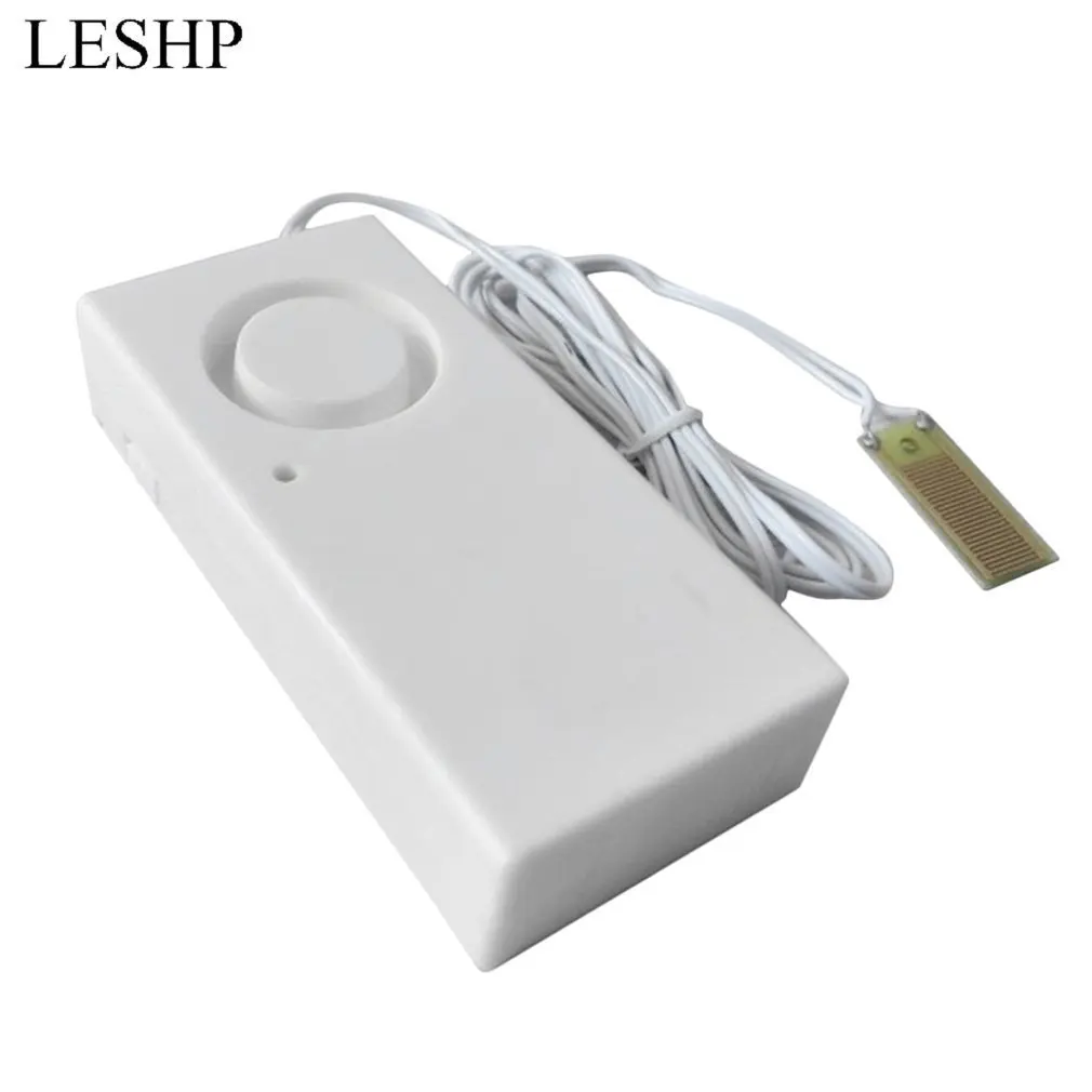 LESHP Water Leakage Alarm Detector 130dB Water Alarm Leak Sensor Detection Flood Alert Overflow Home Security Alarm System
LESHP Water Leakage Alarm Detector 130dB Water Alarm Leak Sensor Detection Flood Alert Overflow Home Security Alarm System