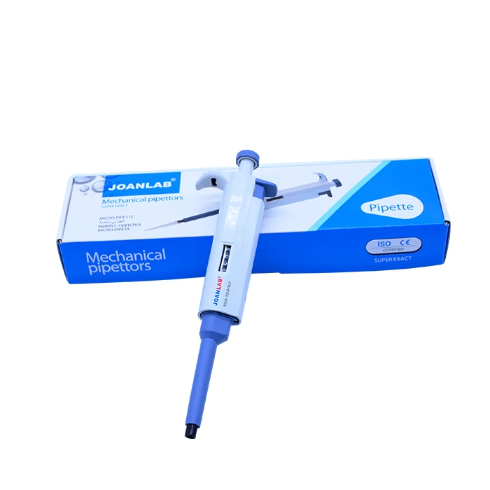 JOANLAB 2-20ul Single Channel Adjustable MicroPipette Transfer Pipette Lab Pipettor 100pcs Tips Free
JOANLAB 2-20ul Single Channel Adjustable MicroPipette Transfer Pipette Lab Pipettor 100pcs Tips Free