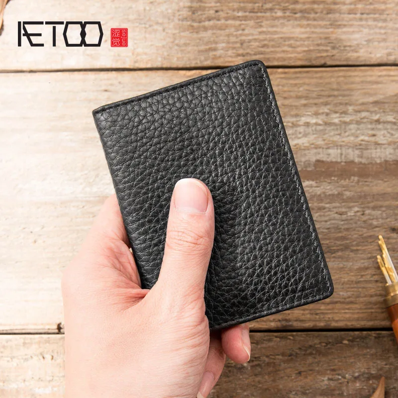 AETOO Driving license leather case male leather card package ultra-thin motor vehicle driving license multi-card driver's licens
AETOO Driving license leather case male leather card package ultra-thin motor vehicle driving license multi-card driver's licens