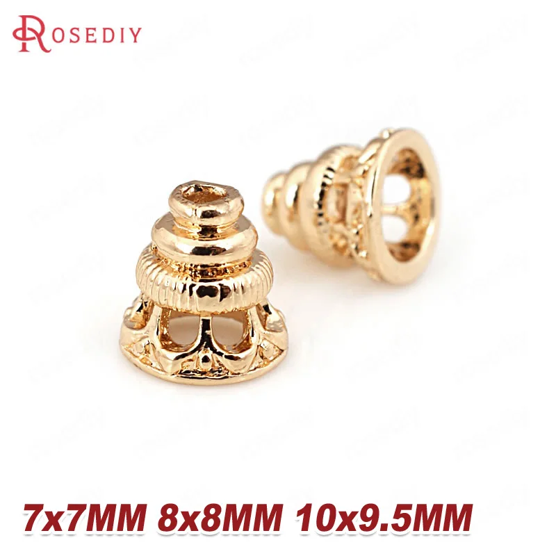 6PCS 10X9.5MM 24K Real Gold Plated Brass Beads Caps High Quality Diy Jewelry Findings Accessories Wholesale
6PCS 10X9.5MM 24K Real Gold Plated Brass Beads Caps High Quality Diy Jewelry Findings Accessories Wholesale