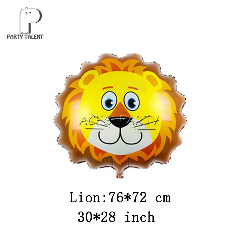 Party Supplies 1pcs Huge Size Jungle Animals Safari Zoo Lion Aluminum Film Balloon Kids Birthday Party Deco Home Decoration
Party Supplies 1pcs Huge Size Jungle Animals Safari Zoo Lion Aluminum Film Balloon Kids Birthday Party Deco Home Decoration