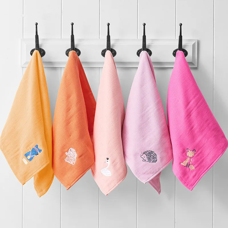 30x30cm/33x55cm Baby Face Towel Gauze Cotton Cartoon Animal Embroidered Soft Quick-Dry Washcloth Bathroom Absorbent Towels
30x30cm/33x55cm Baby Face Towel Gauze Cotton Cartoon Animal Embroidered Soft Quick-Dry Washcloth Bathroom Absorbent Towels