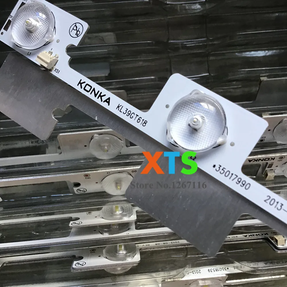 50pcs new and original for Konka KL39GT618 light bar,35017988 35017990 backlight lamp LED strip 6v
50pcs new and original for Konka KL39GT618 light bar,35017988 35017990 backlight lamp LED strip 6v