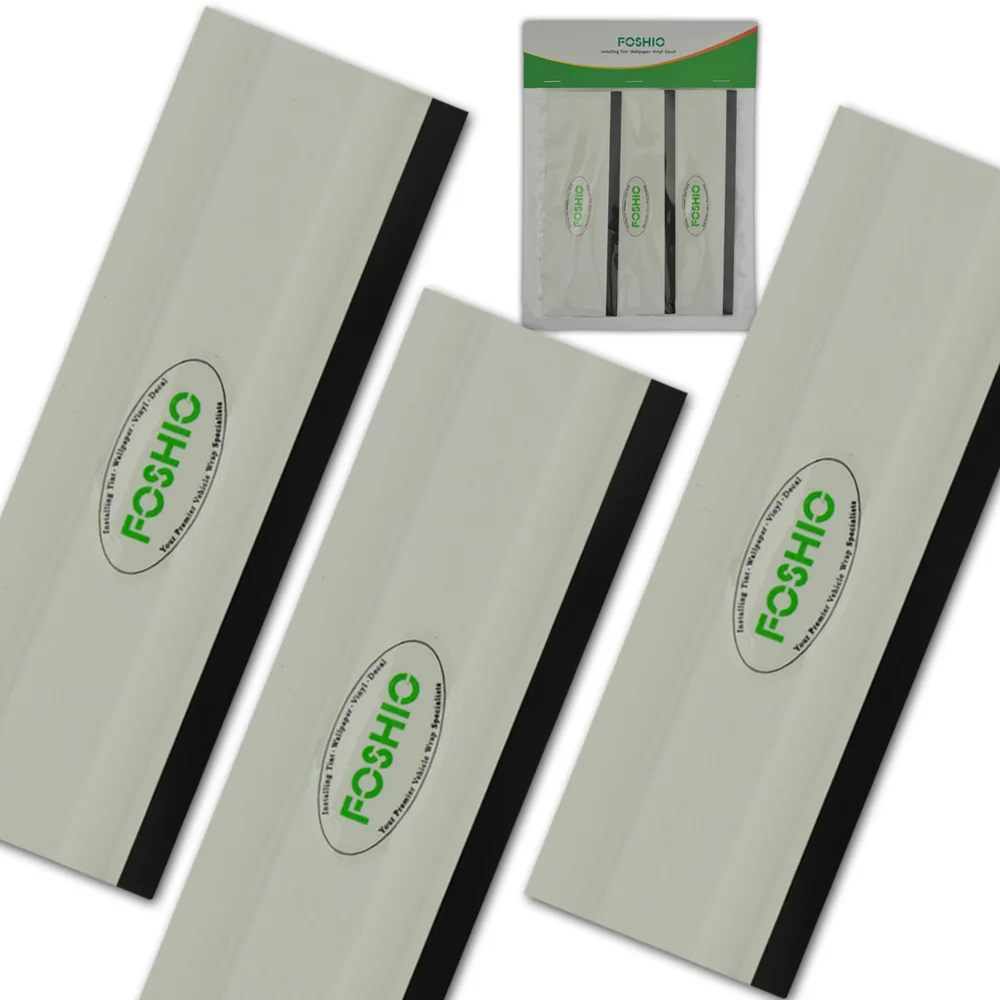 FOSHIO 3Pcs 6" Vinyl Car Wrap Film Install Squeegee Rubber Edge Kitchen Glass Shower Car Window Cleaning Tool Tint Tool Scraper
FOSHIO 3Pcs 6" Vinyl Car Wrap Film Install Squeegee Rubber Edge Kitchen Glass Shower Car Window Cleaning Tool Tint Tool Scraper